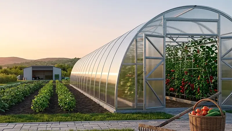 Профессиональная теплица Фермер в Караганде